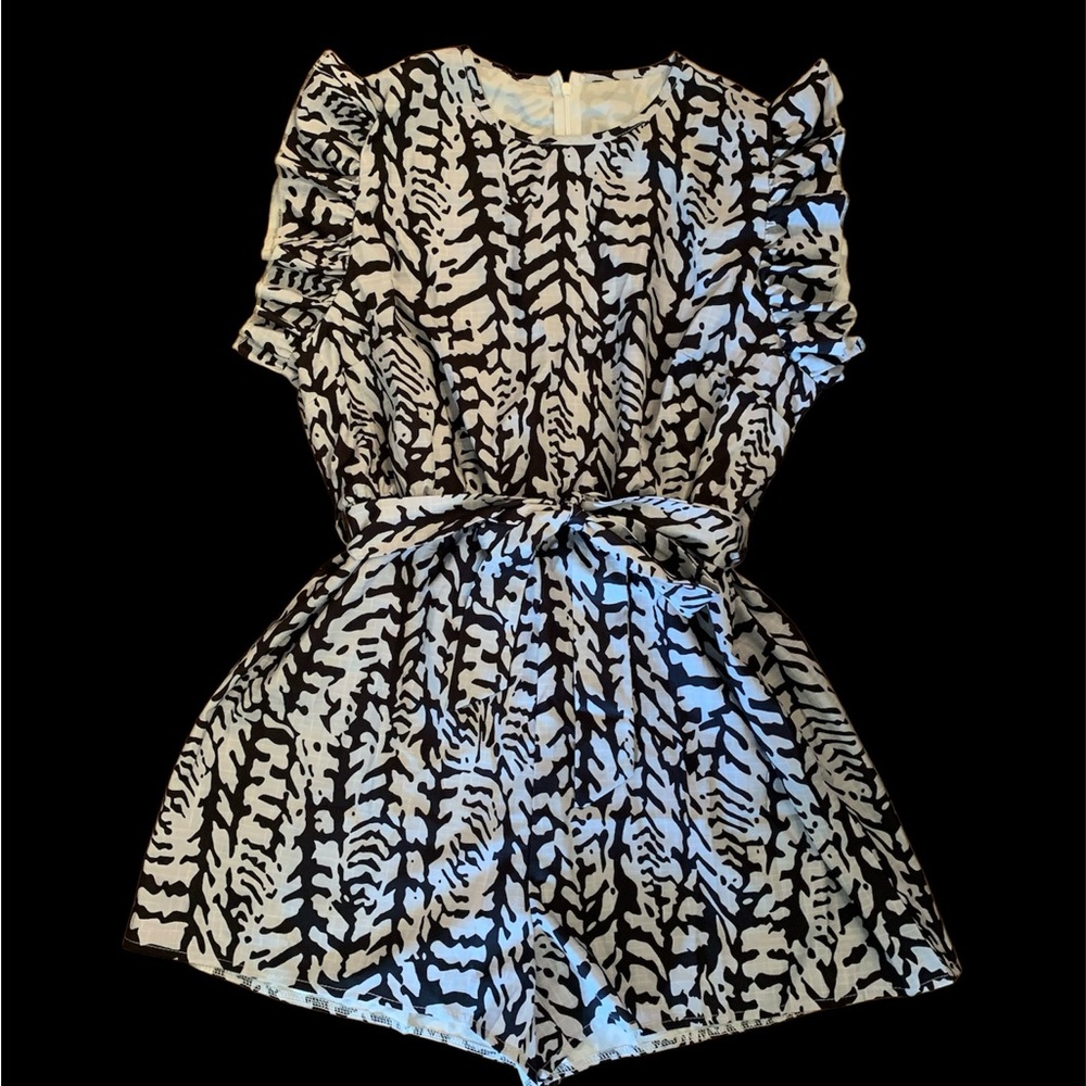 Romper with belt